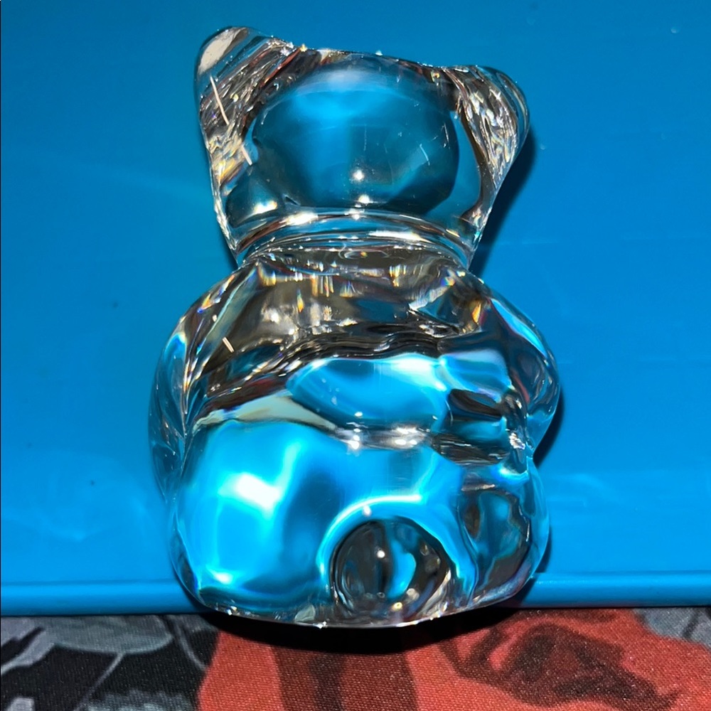 Vintage made in Germany  Jonal  Teddy bear 24 % crystal Full lead